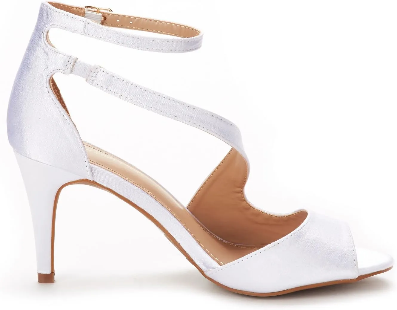 DREAM PAIRS Women's NILE Fashion Stilettos Open Toe Pump Heel Sandals