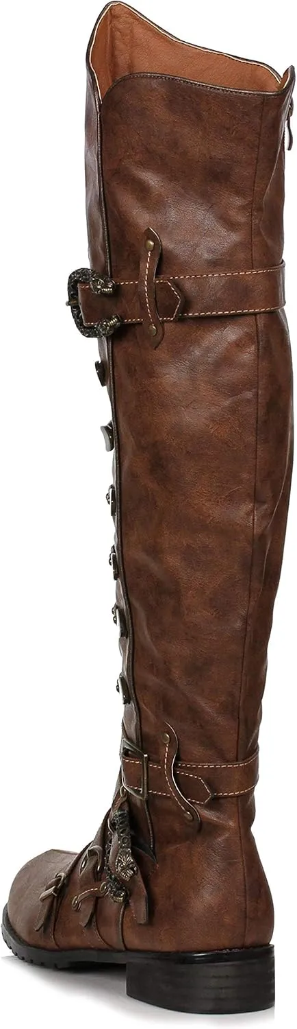 Ellie Shoes Men's 158-punk Combat Boot