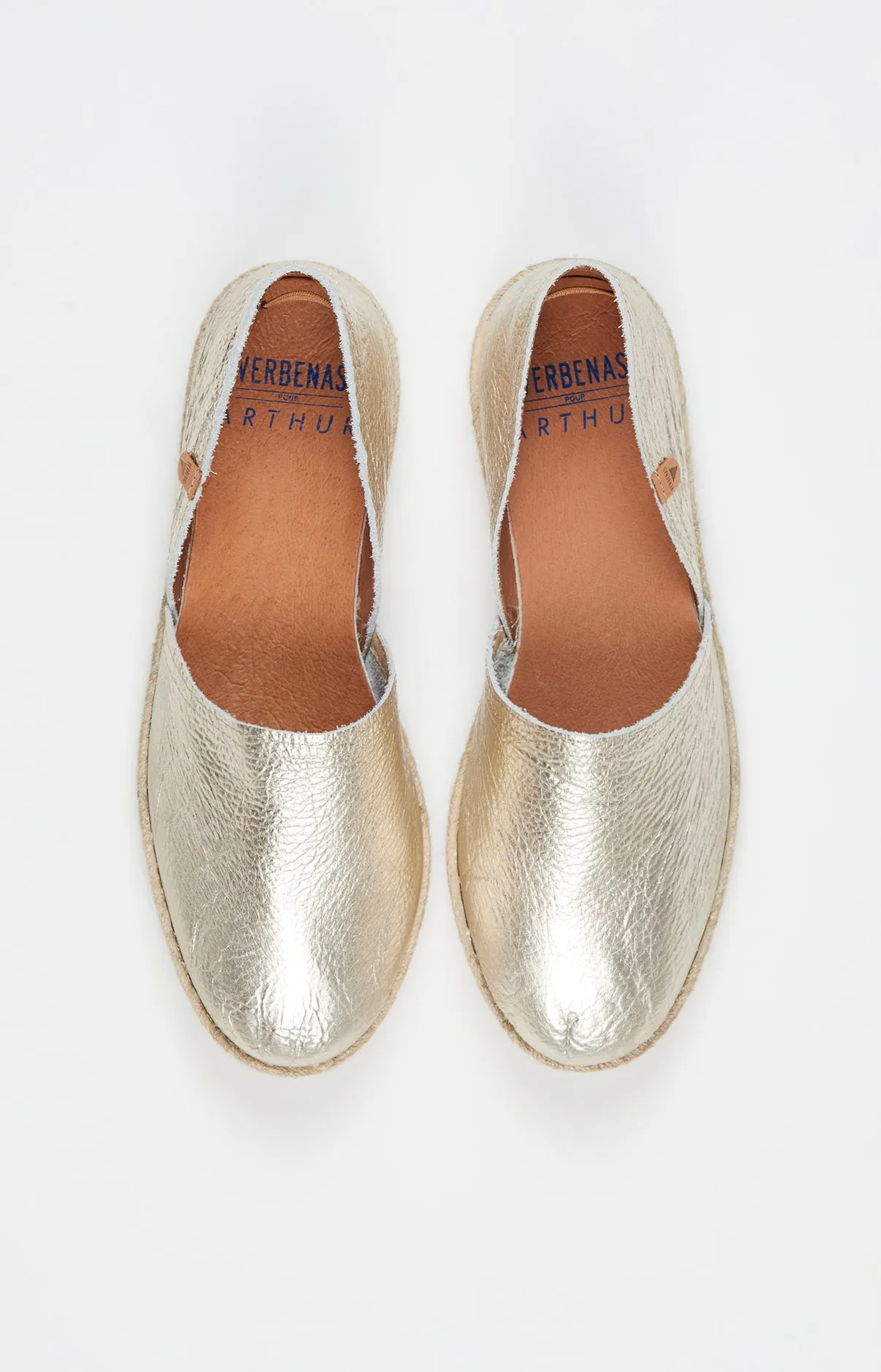 Espadrilles unies - Gold