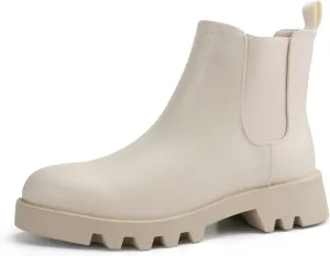 firelli Women Ankle Booties Chelsea Combat Boots Slip On Winter Booties
