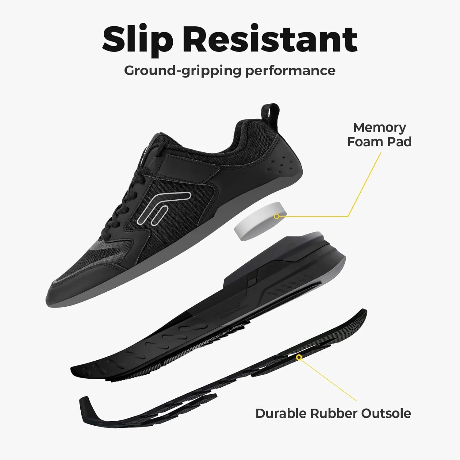 FitVille Women's Walking Shoes Wide Width Sneakers Comfort Diabetic Shoes Plantar Fasciitis Shoes for Flat Feet Heel Pain Relief - Rebound Core V7