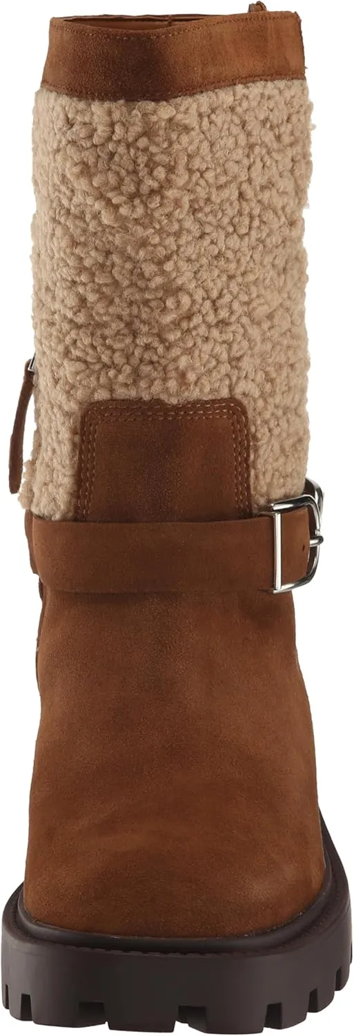 Franco Sarto Women's Elle Mid Shaft Lug Sole Boot Calf