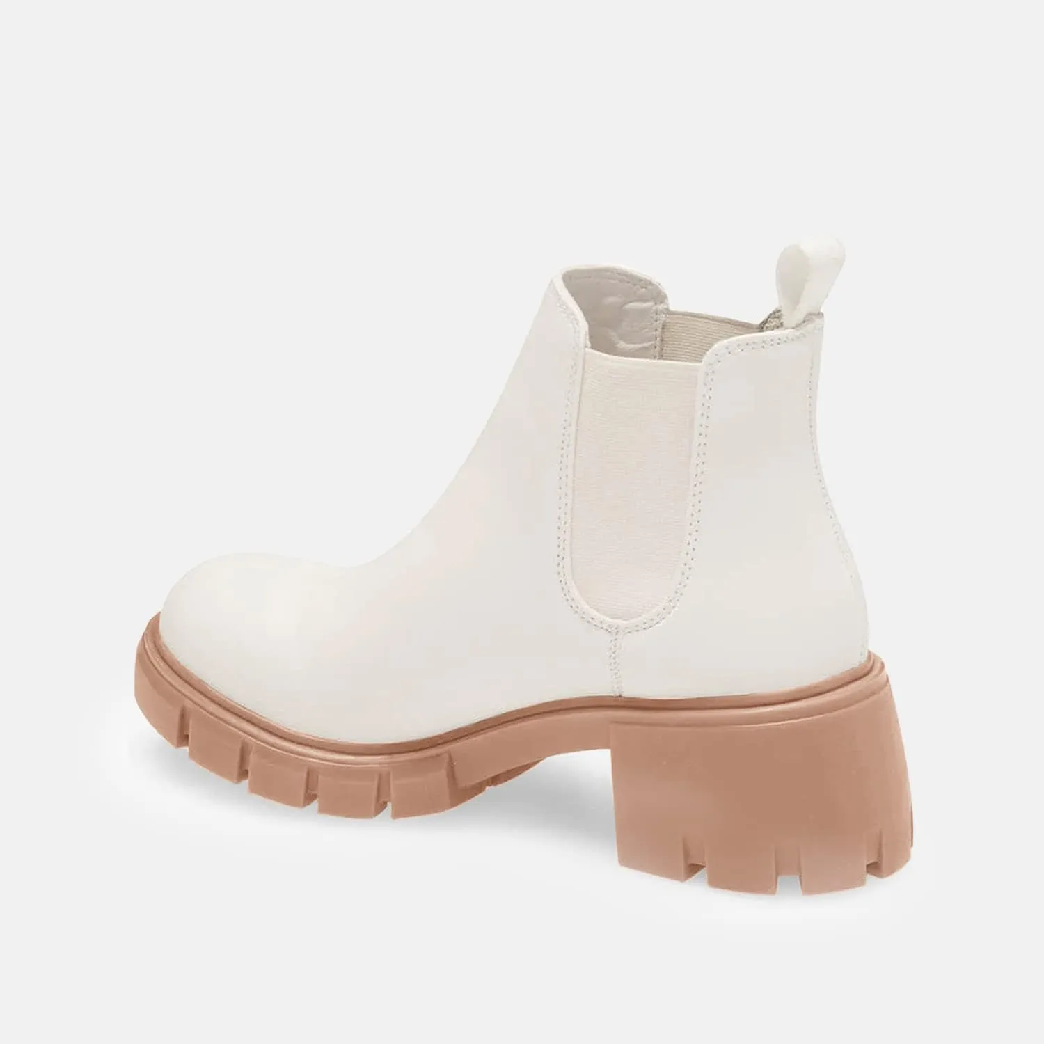 gihubafuil Women’s Chelsea Boots Fashion Platform Chunky Block Heels Slip On Combat Ankle Booties