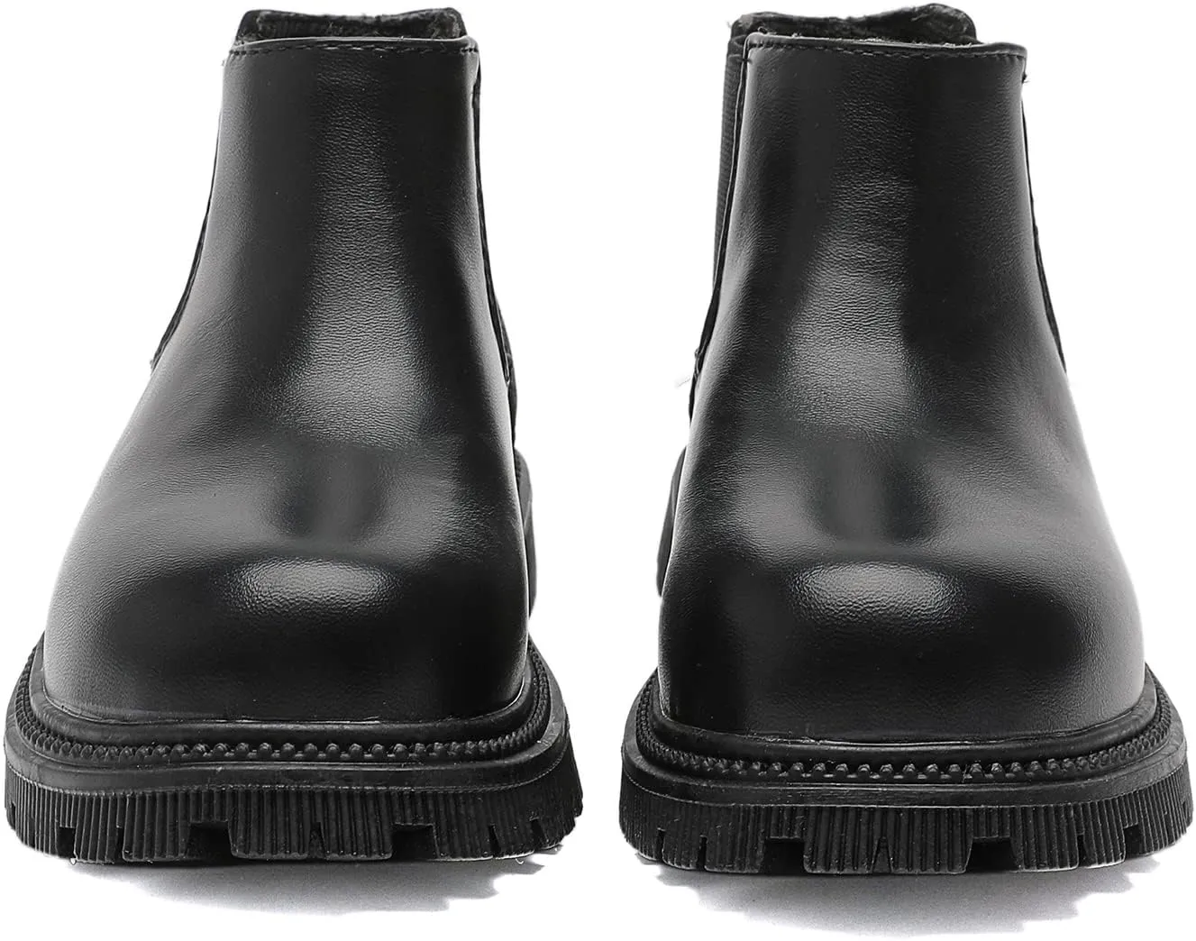 Girls Ankle Boots Chelsea Boots Fashion Side Zipper Boots Lace Up Waterproof Combat Shoes for Toddler/Little Kid