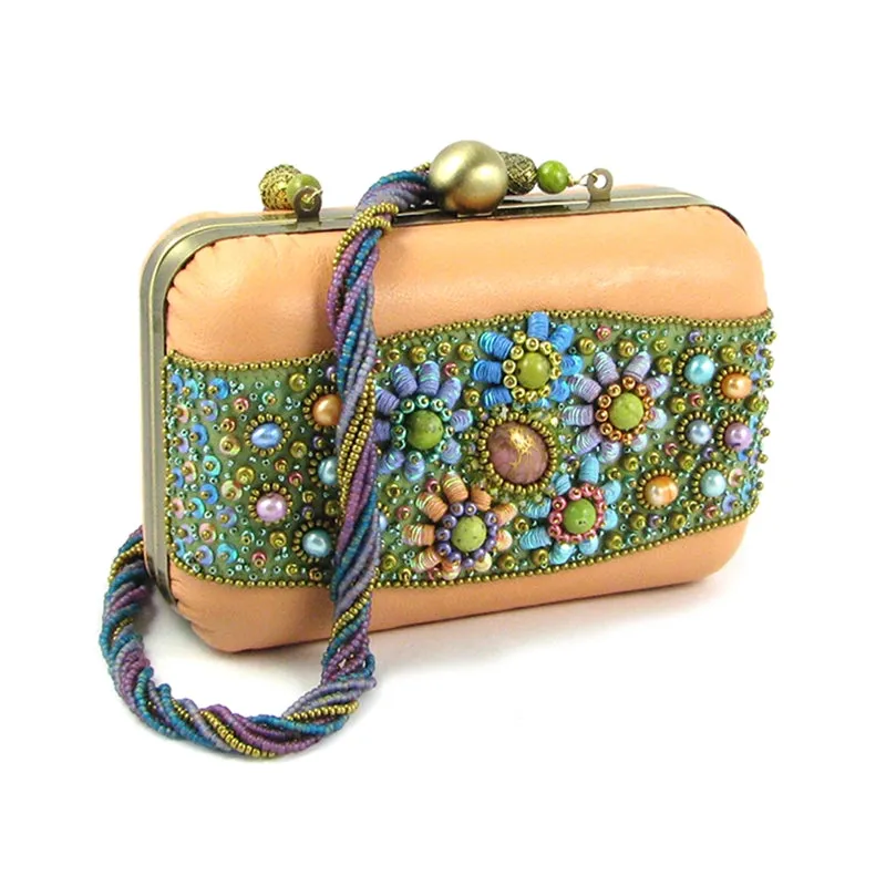 Gleaming Garden Beaded Purse