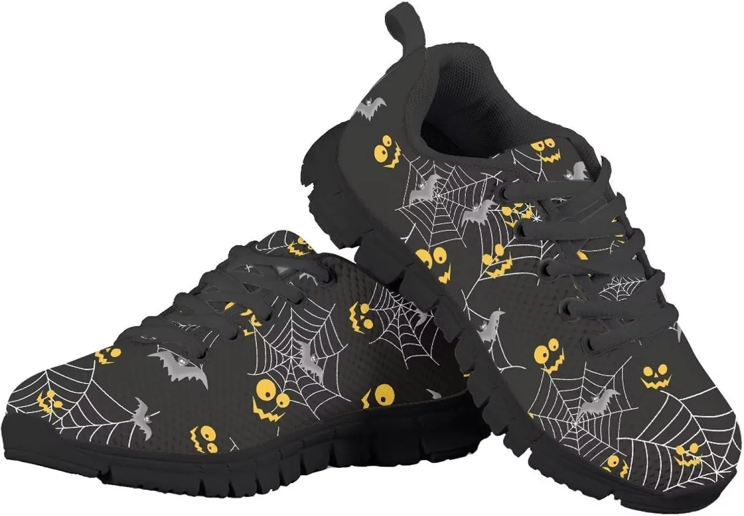 Gomyblomy Kids Running Shoes Boys Girls Tennis Shoes Lightweight Breathable Athletic Shoes Lace Up Flat Sneakers