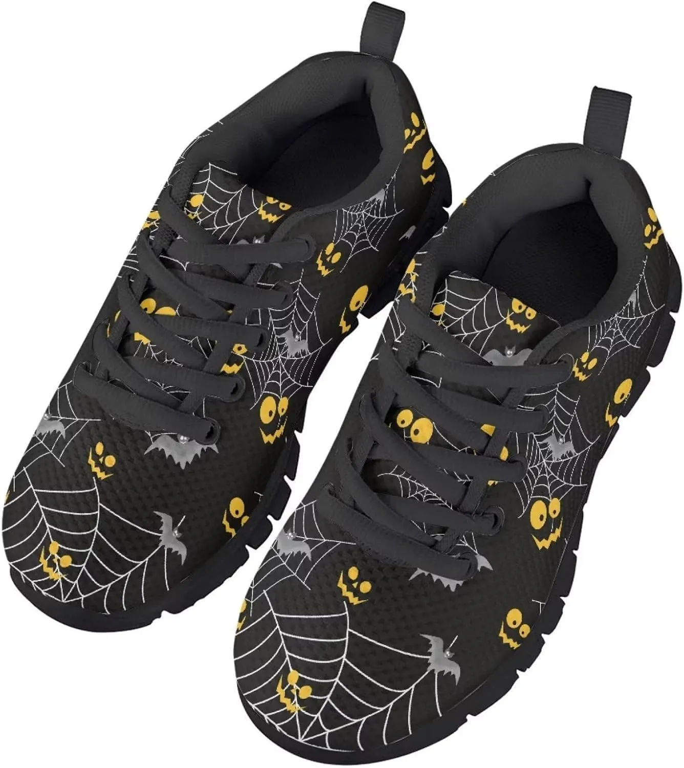 Gomyblomy Kids Running Shoes Boys Girls Tennis Shoes Lightweight Breathable Athletic Shoes Lace Up Flat Sneakers