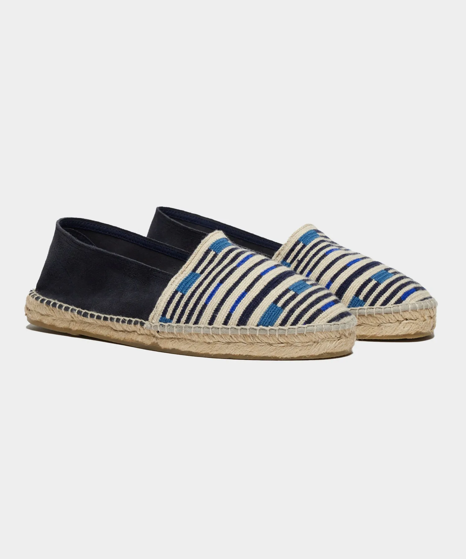Guanábana Patterned Espadrille in Lagoon