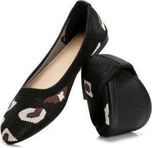 HEAWISH Women’s Ballet Flat Flats Shoes Comfortable Mesh Pointed Toe Slip On Dress Shoes