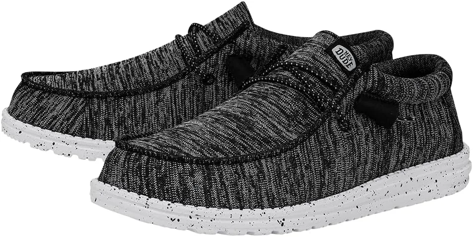 Hey Dude Wally Sport Knit | Men's Loafers | Men's Slip On Shoes | Comfortable & Light Weight
