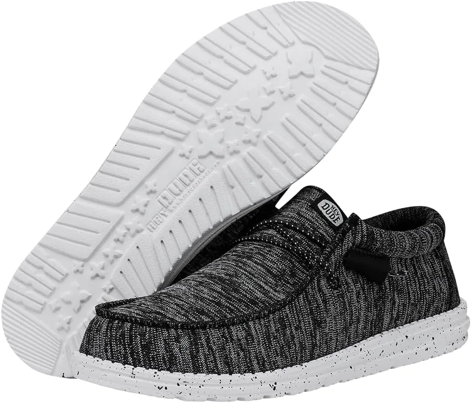 Hey Dude Wally Sport Knit | Men's Loafers | Men's Slip On Shoes | Comfortable & Light Weight