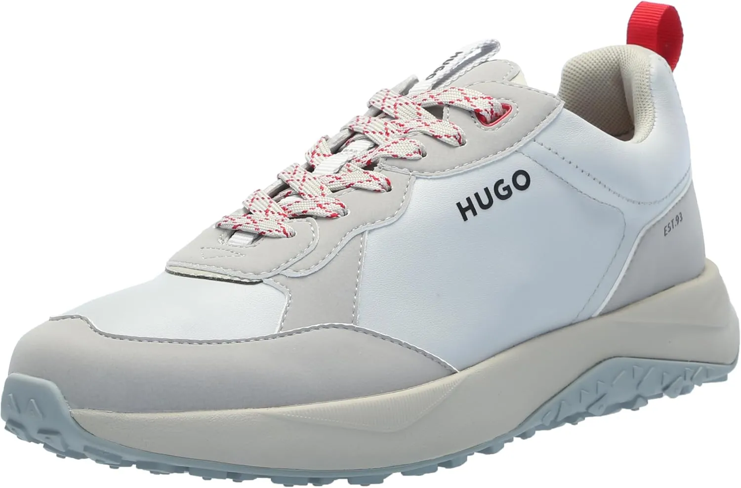 HUGO Men's Running Style Mix Material Sneakers