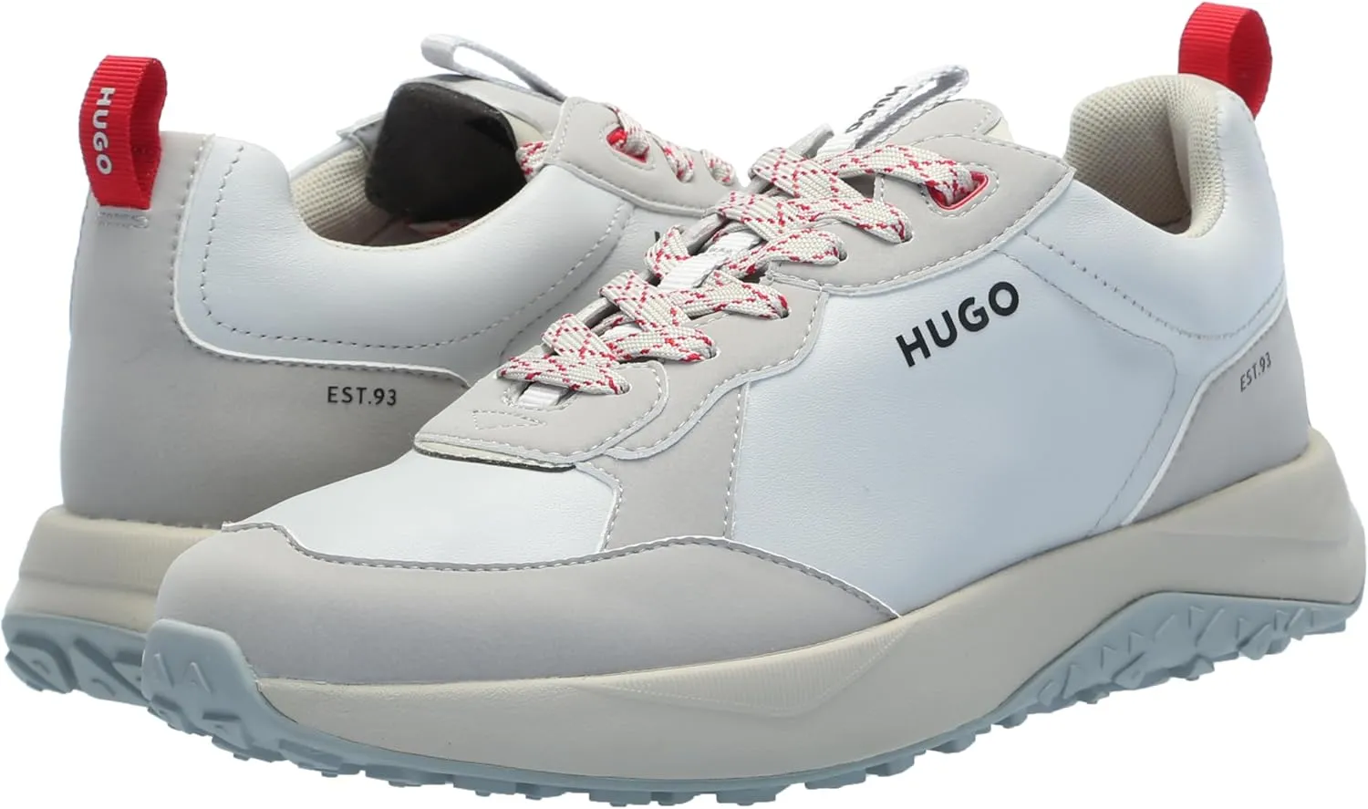 HUGO Men's Running Style Mix Material Sneakers
