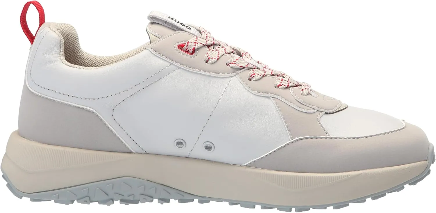 HUGO Men's Running Style Mix Material Sneakers