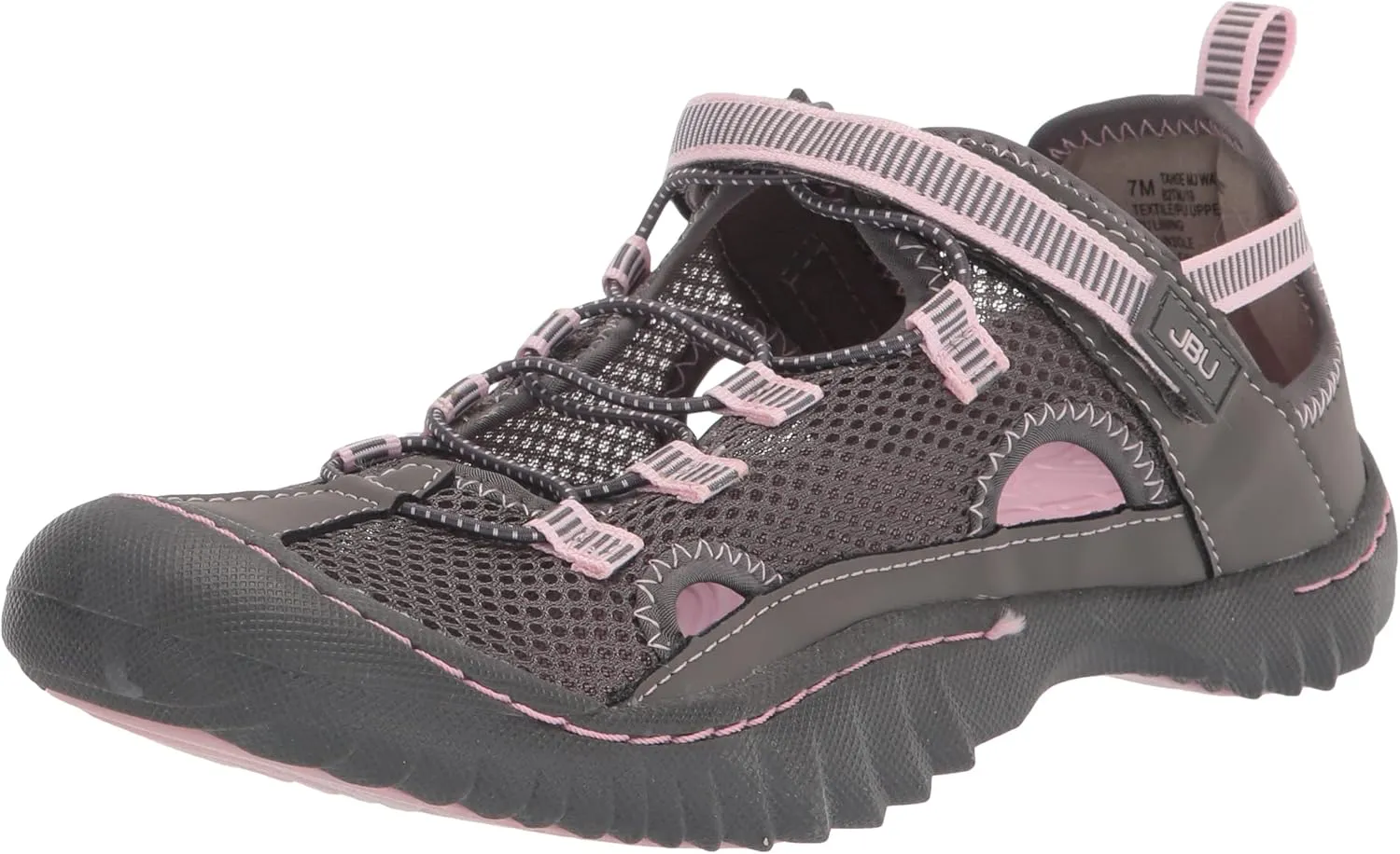 JBU Womens Tahoe Mj Water Ready Slip On Flats Casual - Black