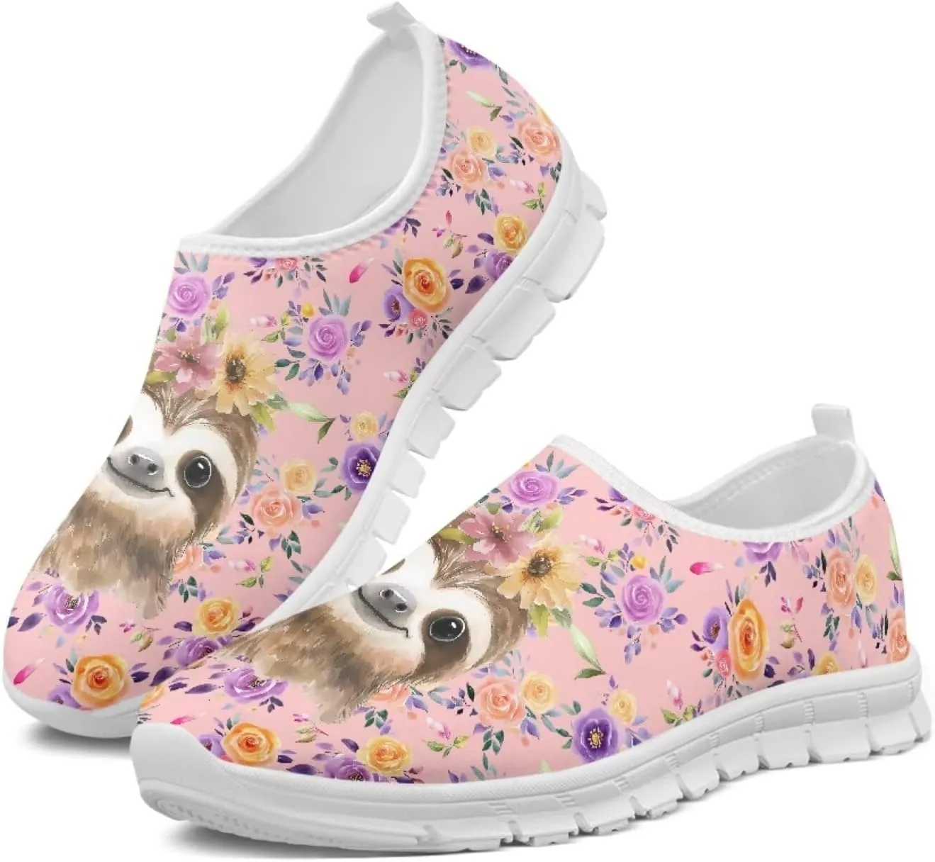 JoyLamoria Hummingbird Sneakers Low Top Flats Loafer Lightweight Walking Travel Shoes Girls 2025 Fashion Boat Shoes