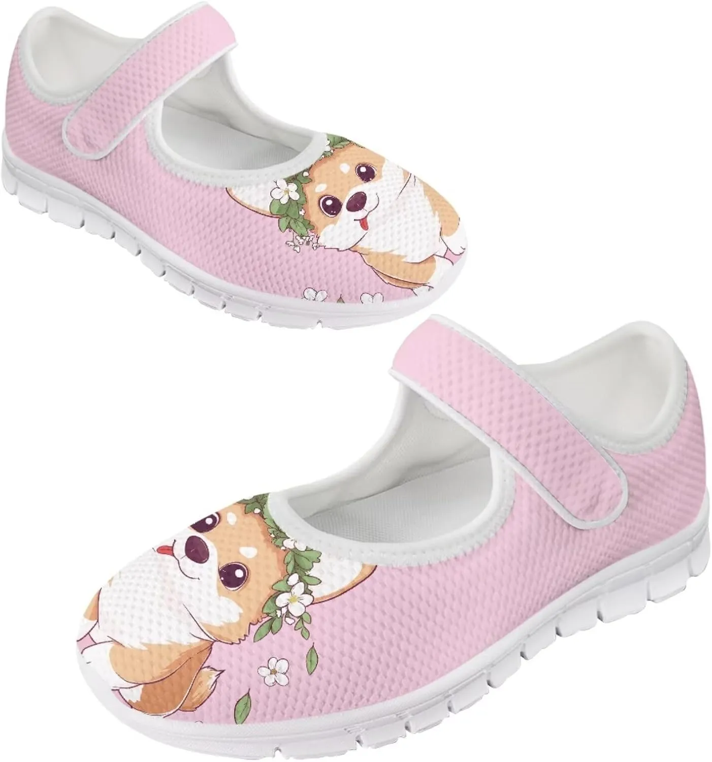 JoyLamoria Retro Sunflower Walking Shoes Non-Skid Breathable Flats Fashion Causal Dress Shoes for Flower Party Mary Jane Flats
