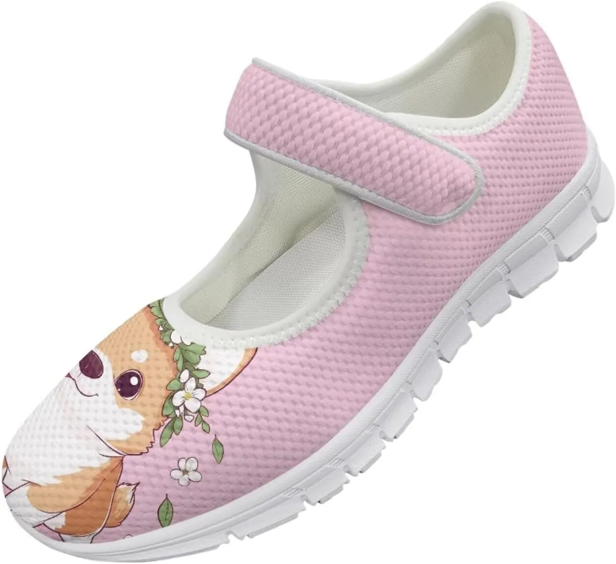 JoyLamoria Retro Sunflower Walking Shoes Non-Skid Breathable Flats Fashion Causal Dress Shoes for Flower Party Mary Jane Flats