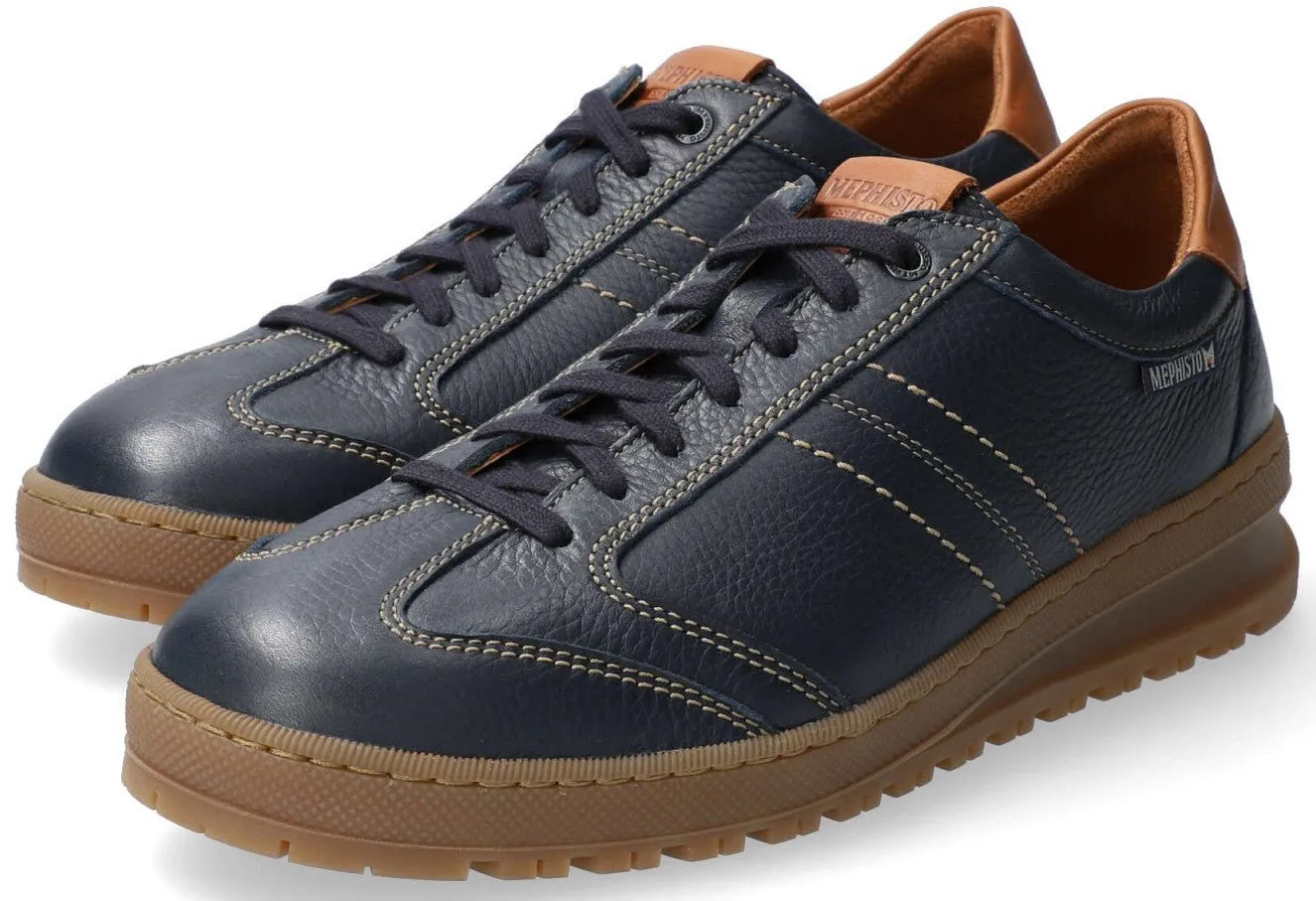 'Jumper' men's Mephisto originals lace-up sneaker - Navy blue