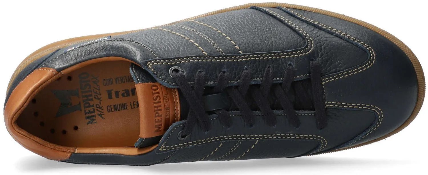 'Jumper' men's Mephisto originals lace-up sneaker - Navy blue