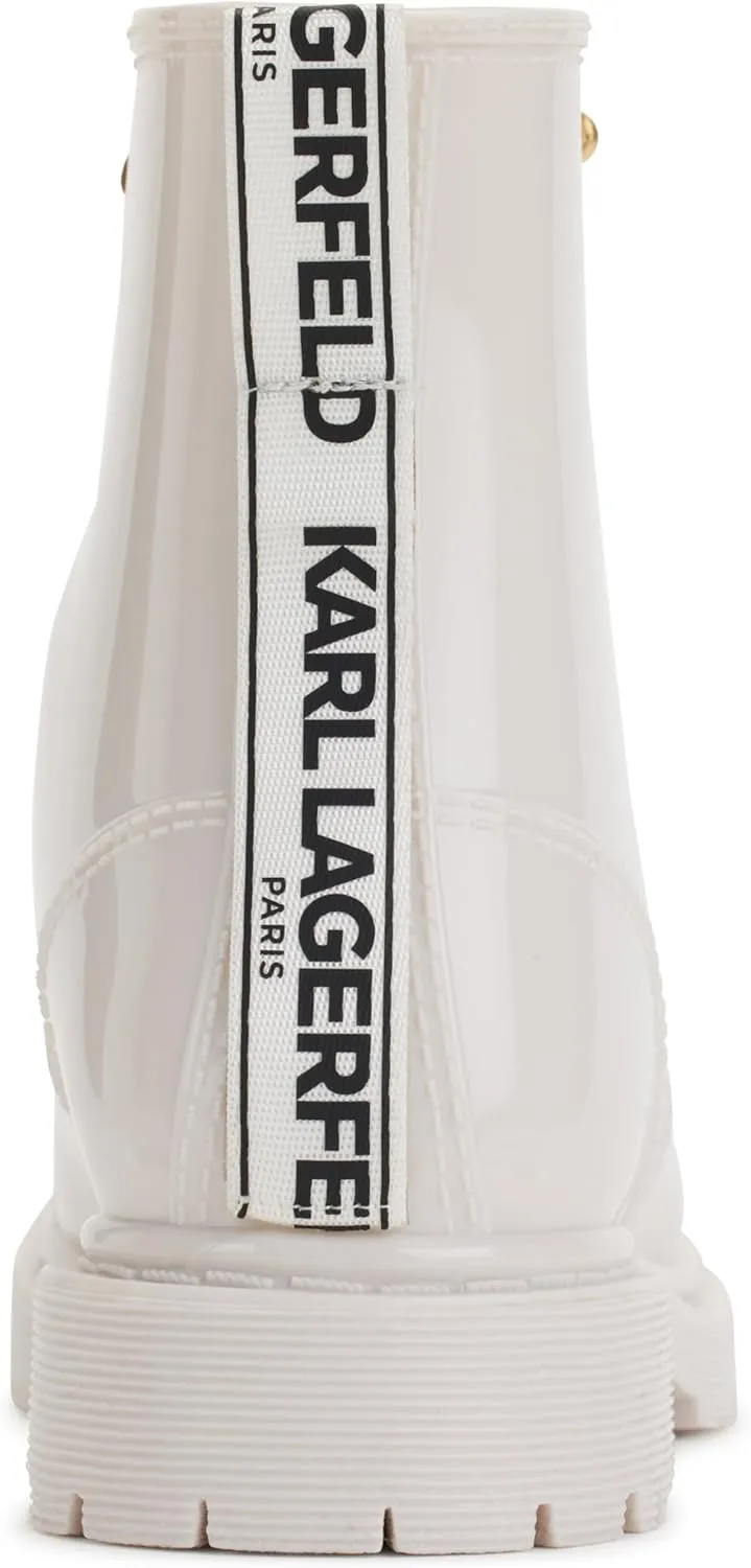 KARL LAGERFELD womens Topanga Rain Combat Boot
