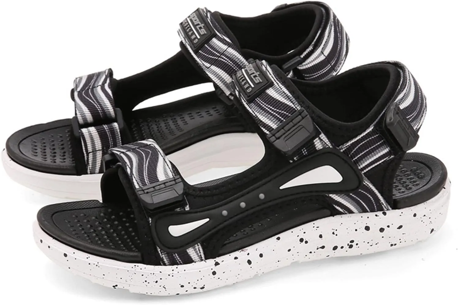 Kids Boys Summer Sports Sandals Outdoor Hiking Beach Open Toe Lightweight Breathable Non Slip Casual Walking Shoes