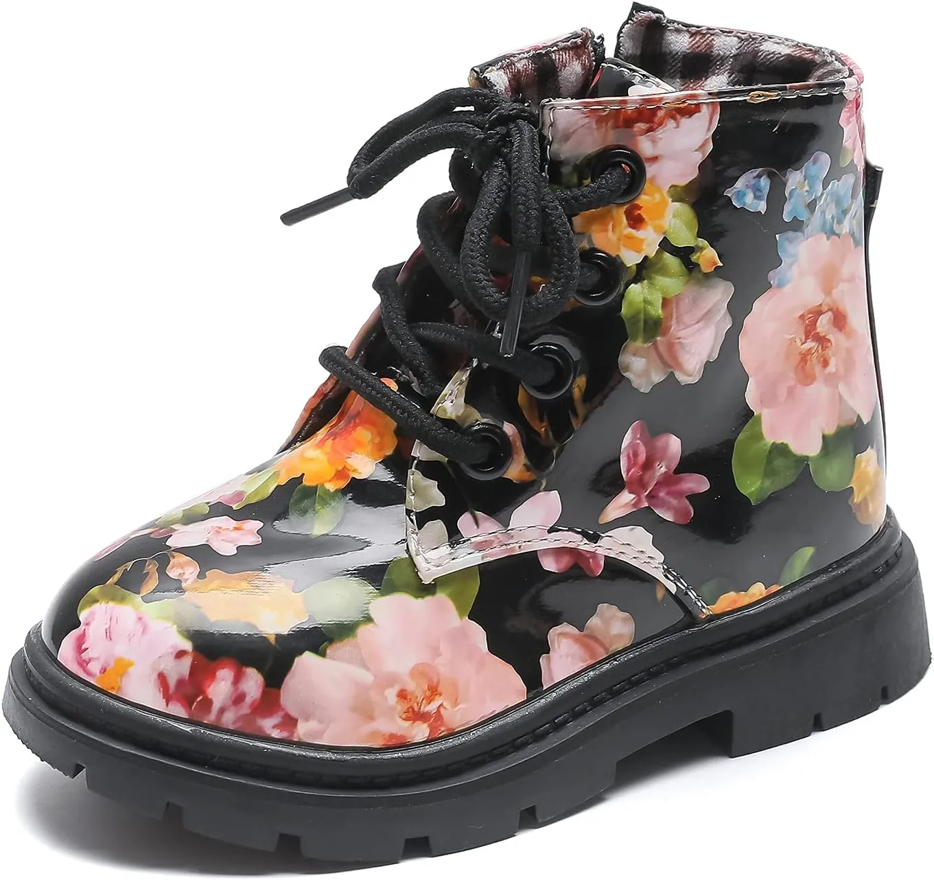 Komfyea Boy's Girl's Boots Bright Color Kids Ankle Boots