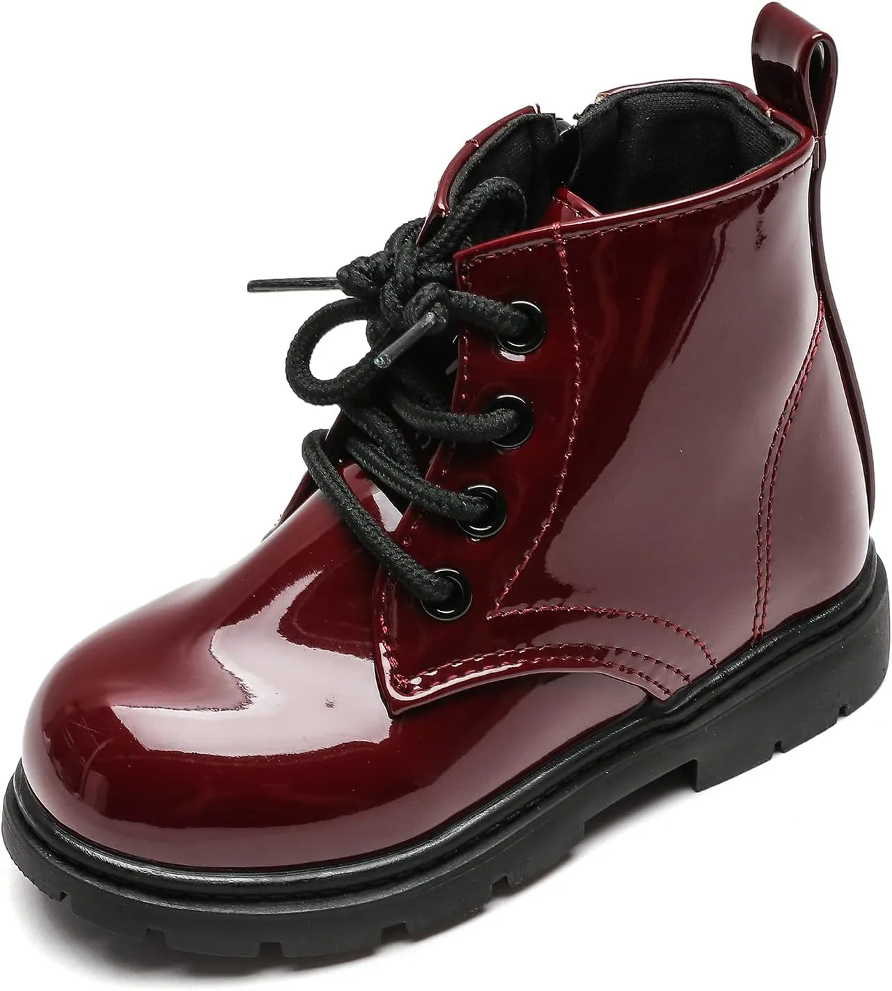 Komfyea Boy's Girl's Boots Bright Color Kids Ankle Boots