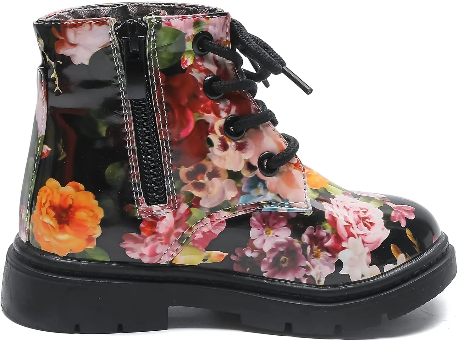 Komfyea Boy's Girl's Boots Bright Color Kids Ankle Boots
