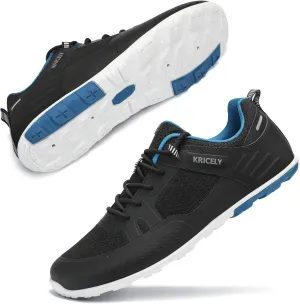 Kricely Water Shoes Men Quick Drying Outdoor Barefoot Minimalist Wide Toe Box Shoes Grounded Footwear for Beach Fishing Fitness Workout Athletic Sneakers