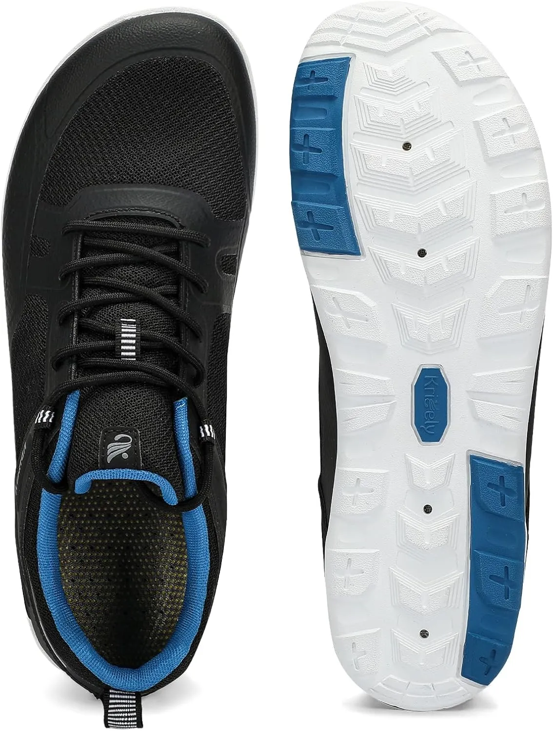 Kricely Water Shoes Men Quick Drying Outdoor Barefoot Minimalist Wide Toe Box Shoes Grounded Footwear for Beach Fishing Fitness Workout Athletic Sneakers