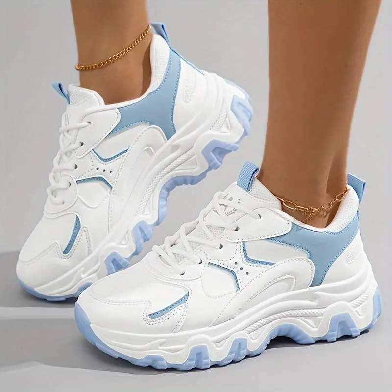 Ladies' Casual Sports Shoes, Flat Shoes, Versatile and Comfortable Running Shoes for Students, Suitable for Work Wear