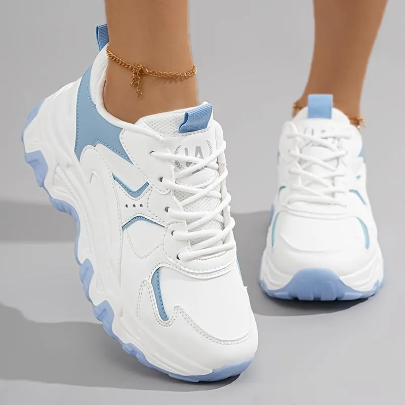 Ladies' Casual Sports Shoes, Flat Shoes, Versatile and Comfortable Running Shoes for Students, Suitable for Work Wear