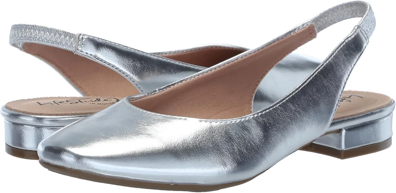 LifeStride Women's Claire Slingback Ballet Flats