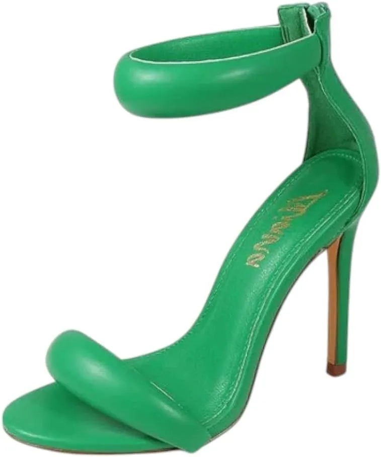 Liliana Women's Open Toe High Heels Stiletto Heeled Sandals