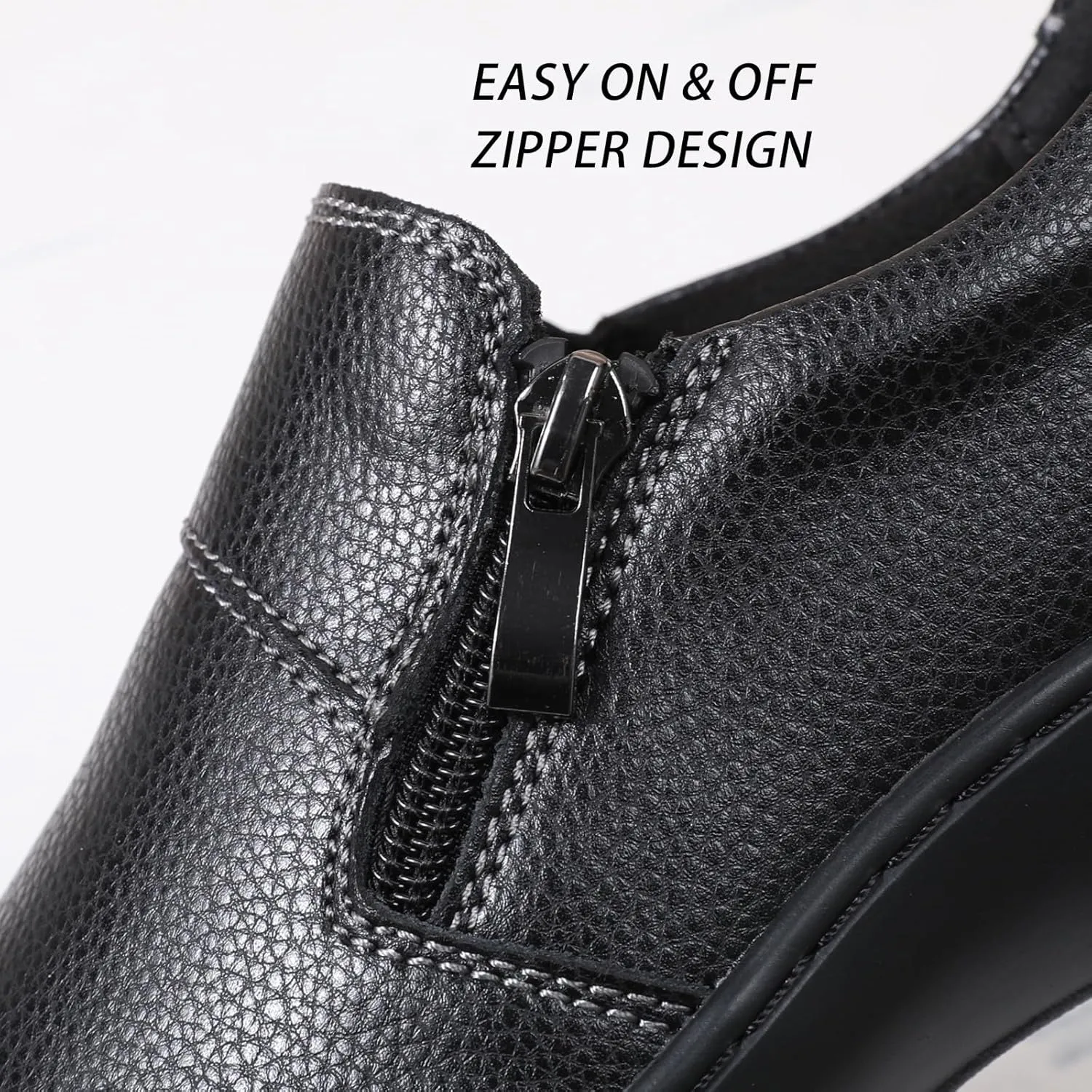 Loafers for Women Women's Loafers & Slip-Ons Zipper Walking Flats Casual Shoes Orthopedic Shoes Comfortable Dress Shoes Office Work Shoes