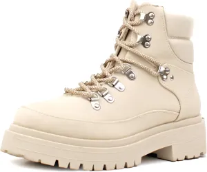 Luckers Women’s Lace Up Platform Lug Sole Combat Boots