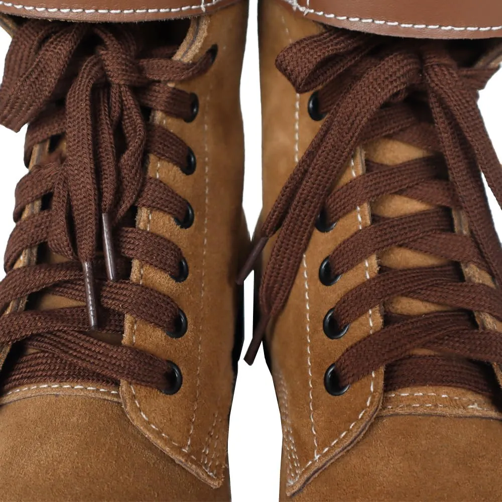 M1943 Combat Boots Retro WWII US Paratrooper Boots Men's Cowhide Hiking Boots Classic Replica WW2 Shoes