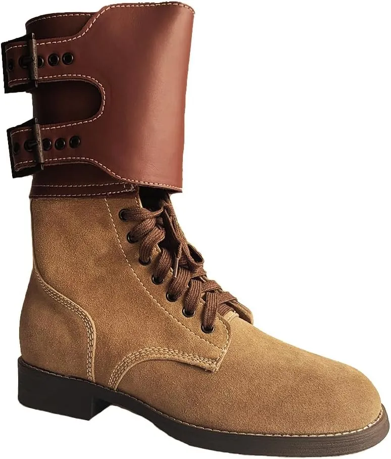 M1943 Combat Boots Retro WWII US Paratrooper Boots Men's Cowhide Hiking Boots Classic Replica WW2 Shoes