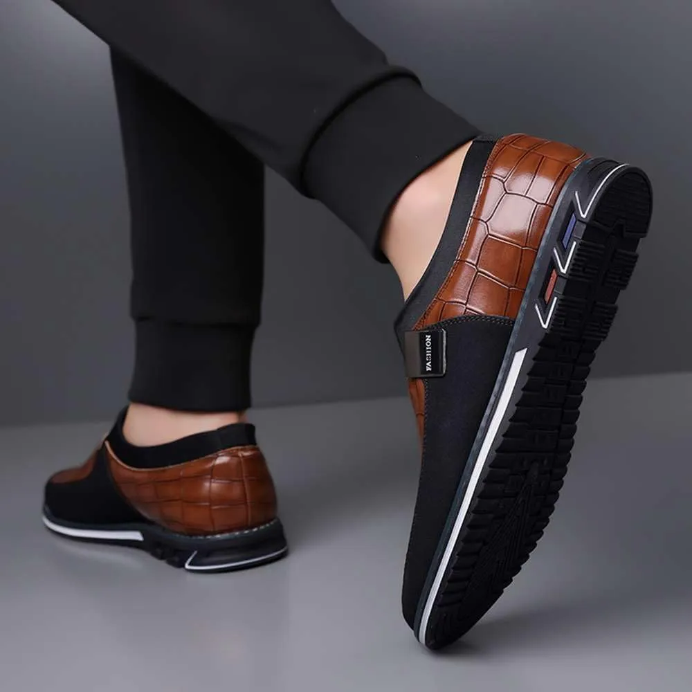 Men's Casual Dress Oxford Shoes Business Office Loafers Leather Fashion Dress Sneakers Comfort Walking Driving Shoes