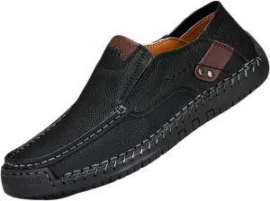 Mens Loafers Casual Slip on Shoes Business Lightweight Refreshing Classic Slippers Walking Driving
