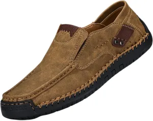 Mens Loafers Casual Slip on Shoes Business Lightweight Refreshing Classic Slippers Walking Driving