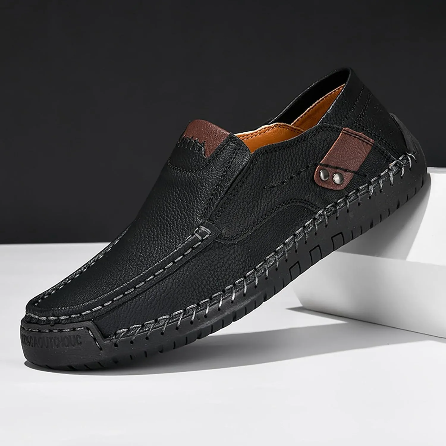 Mens Loafers Casual Slip on Shoes Business Lightweight Refreshing Classic Slippers Walking Driving