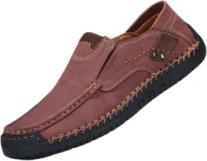 Mens Loafers Casual Slip on Shoes Business Lightweight Refreshing Classic Slippers Walking Driving