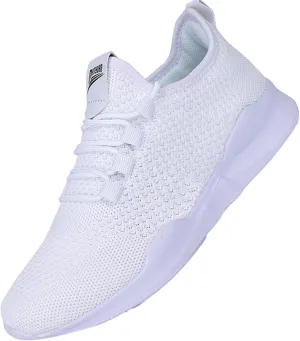 Mens Running Shoes Women Slip On Tennis Walking Sneakers Athletic Breathable Non Slip Gym Casual Lightweight Workout Sport Unisex Shoe