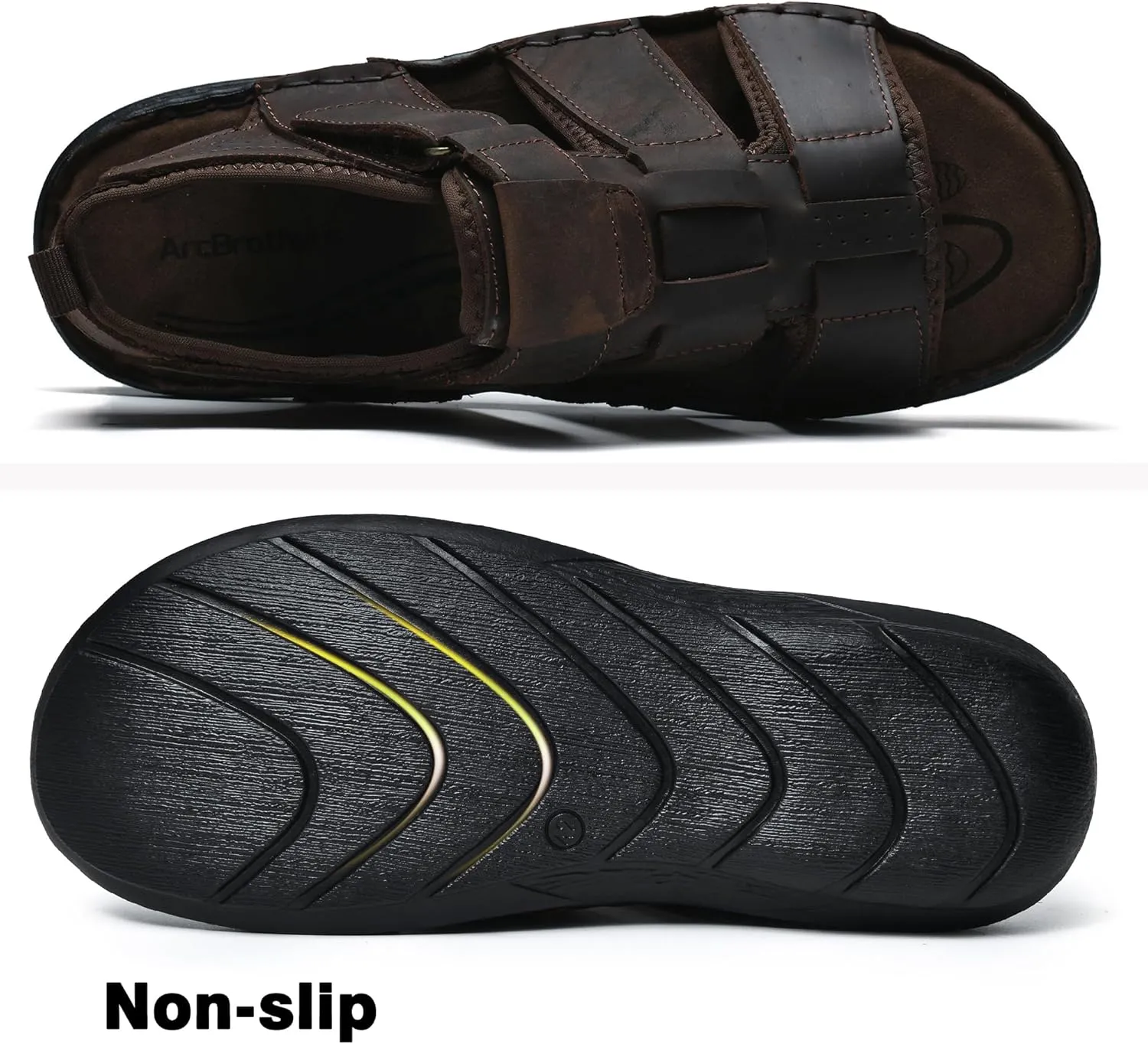Men's Sandals Non-slip Water Sandals Comfortable Sport Sandals Open Toe Casual Beach Sandals