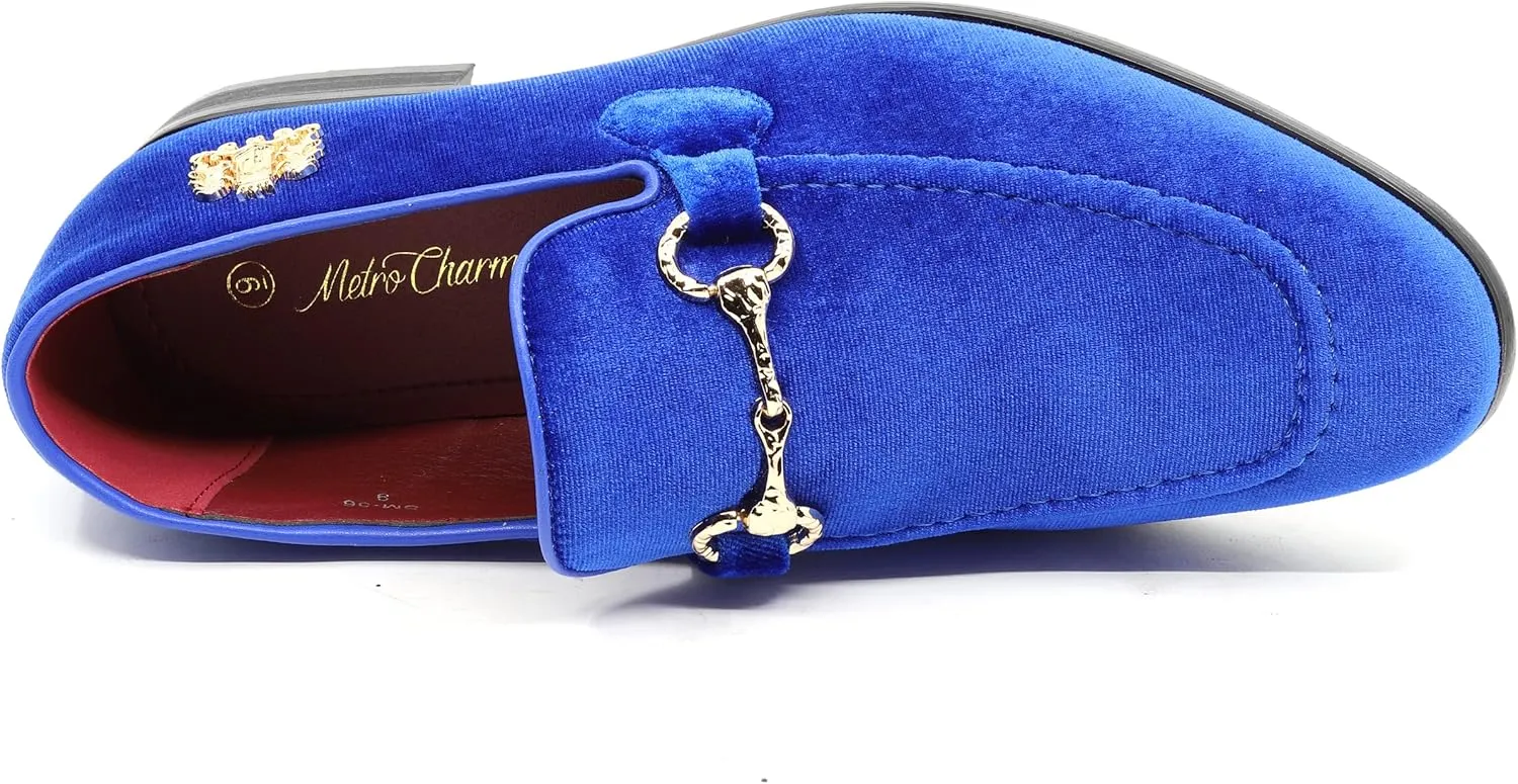 Men's Velvet Designer Classic Dress Tuxedo Smoking Slipper Loafers Slip On Shoes SM-56