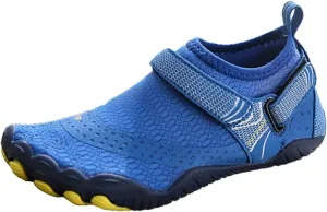 Mens Water Shoes Wide Width Non Slip Athletic Footwear Wide Toe Water Shoes Barefoot