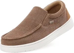 Mens Wide Slip on Shoes Loafers Walking Shoes for Men Casual Shoes Comfortable Lightweight