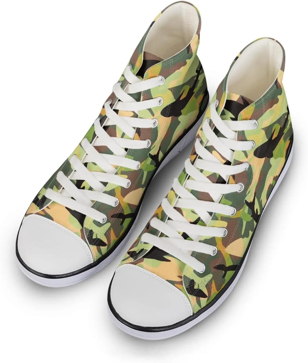 Micoklinlin Canvas Sneakers Women Novelty Canvas Shoes Girls High Top Running Shoes Lace Up Casual Classic Walking Shoes